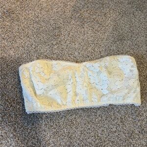 Annabella Cream Lace Bandeau